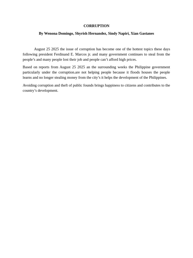 CORRUPTION | PDF