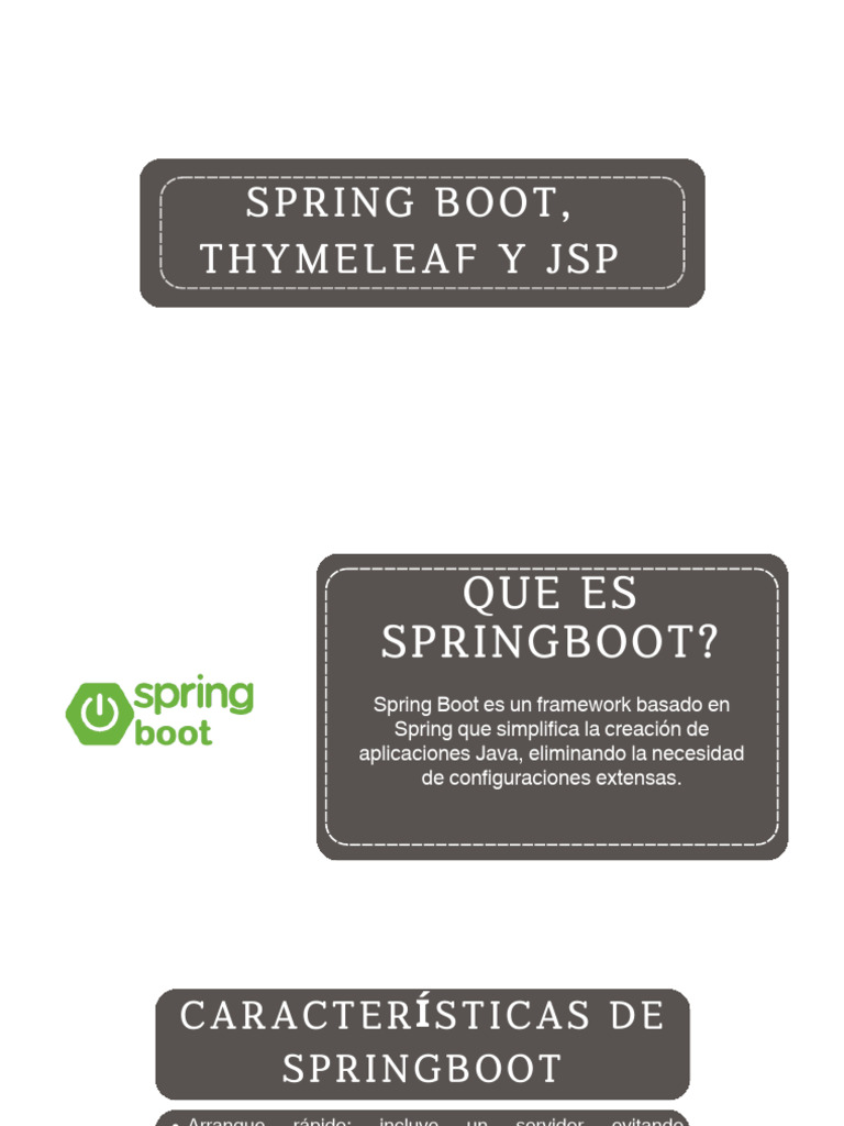 SpringBoot y Thymeleaf | PDF | Java (lenguaje de programación ...