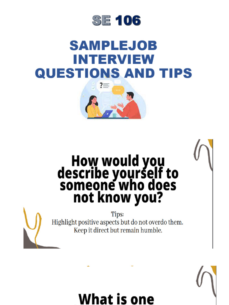 Samplejob Interview Questions and Tips | PDF