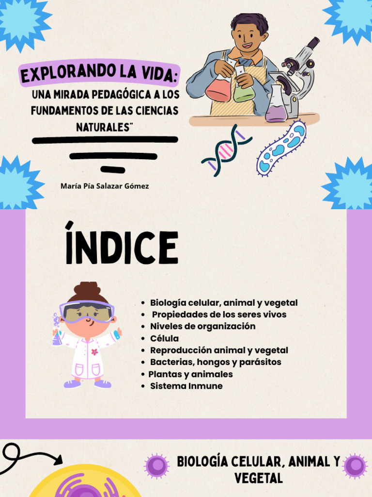 Explorando la vida Una mirada pedagógica a los fundamentos de las ...