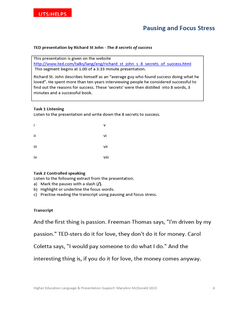 Pause and Stress - 1 | PDF