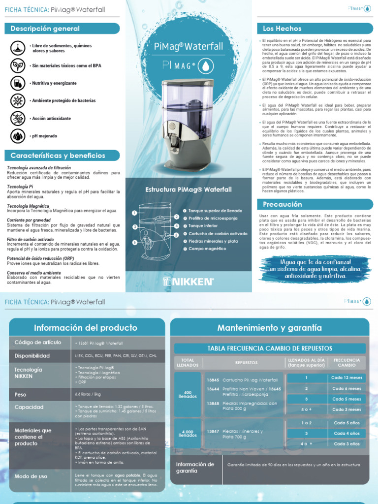 Waterfall | PDF | Agua | Ph