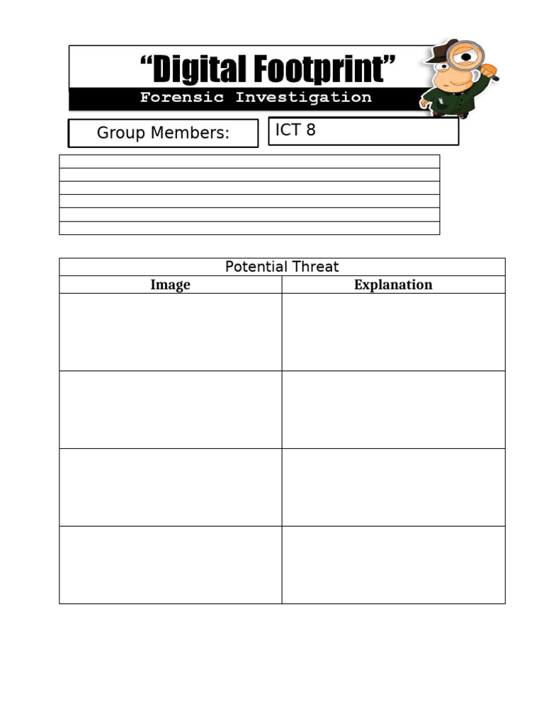 ICT 8 Mini Task 1 Format | PDF