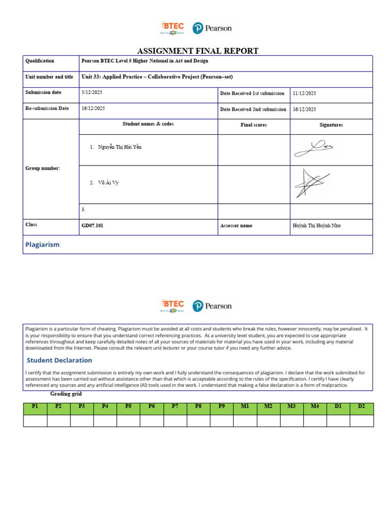 BC00498 - NguyenThiHaiYen - ASM - Final Report - 2ND | PDF | Brand ...