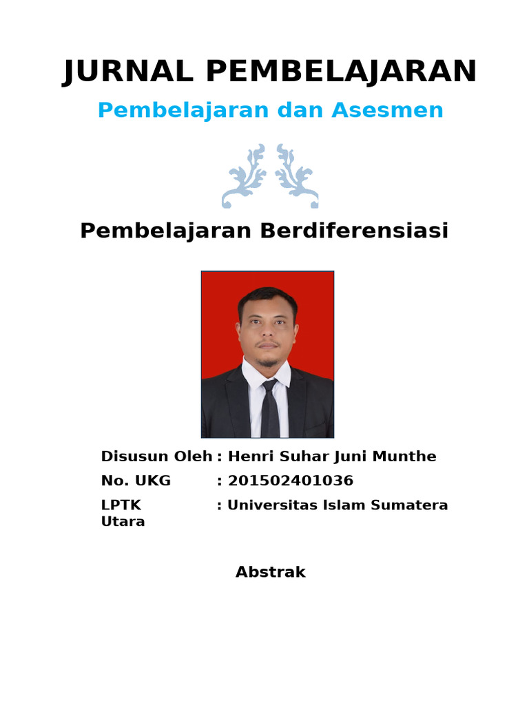 Pembelajaran Diferensiasi Modul 1 | PDF