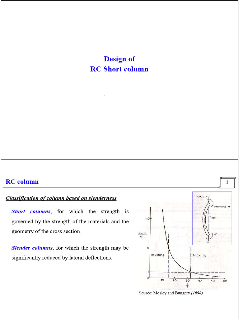 Short Column | PDF | Strength Of Materials | Column