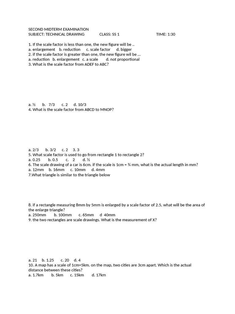 Second Midterm Examinationtd | PDF