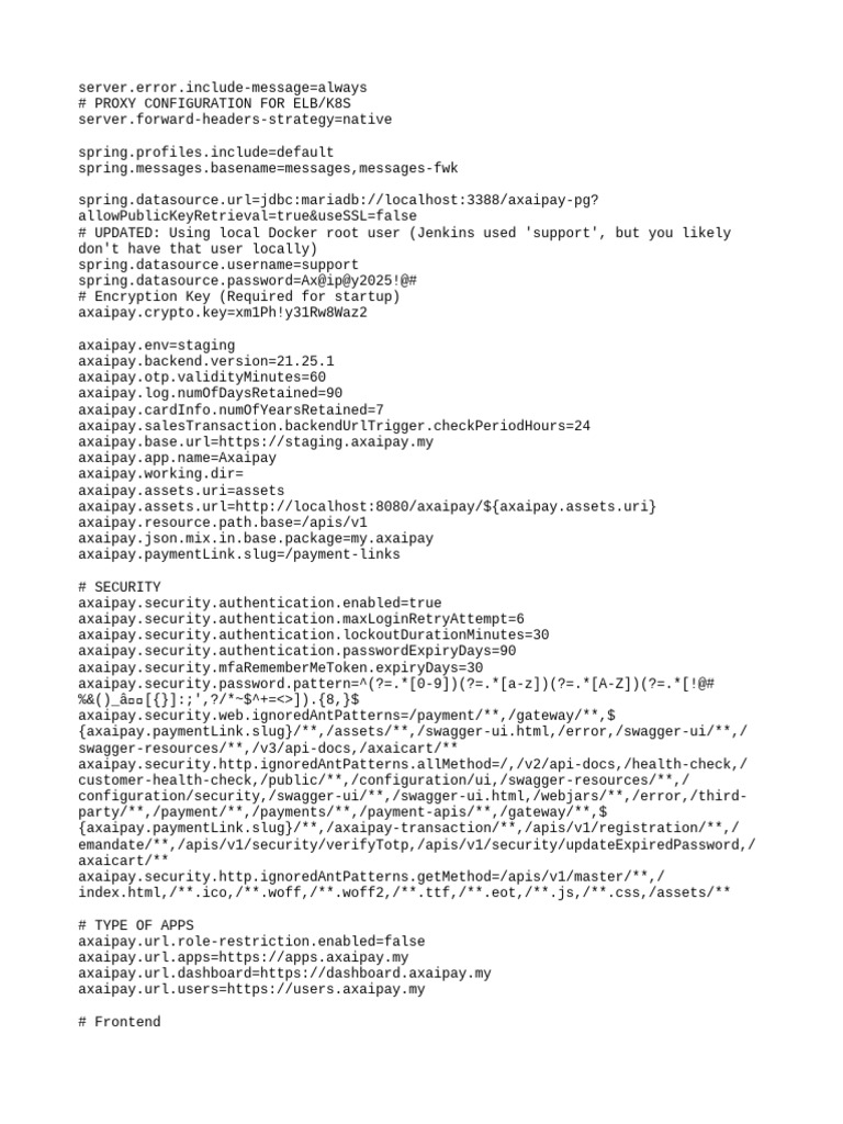 Server - Error.include Message Always | PDF | User (Computing ...
