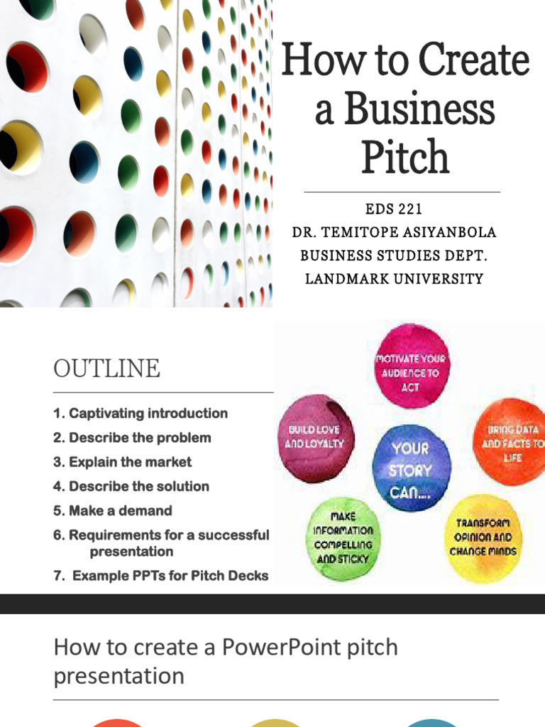 Business Pitch | PDF | Microsoft Power Point