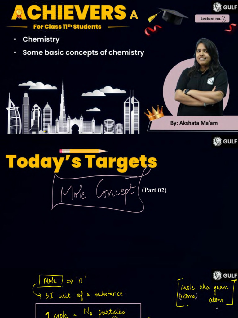 Some Basic Concepts of Chemistry 03 - Class Notes | PDF