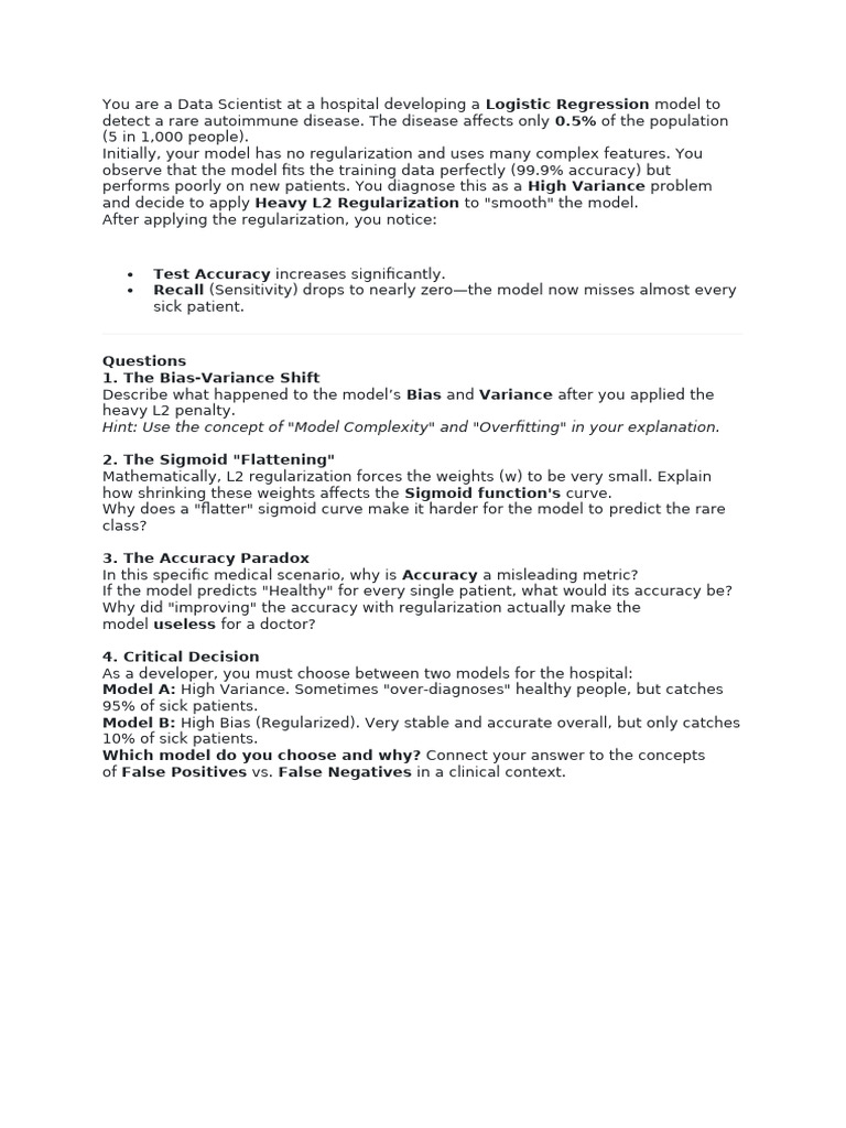 Assignment 3 Logistic Regression | PDF