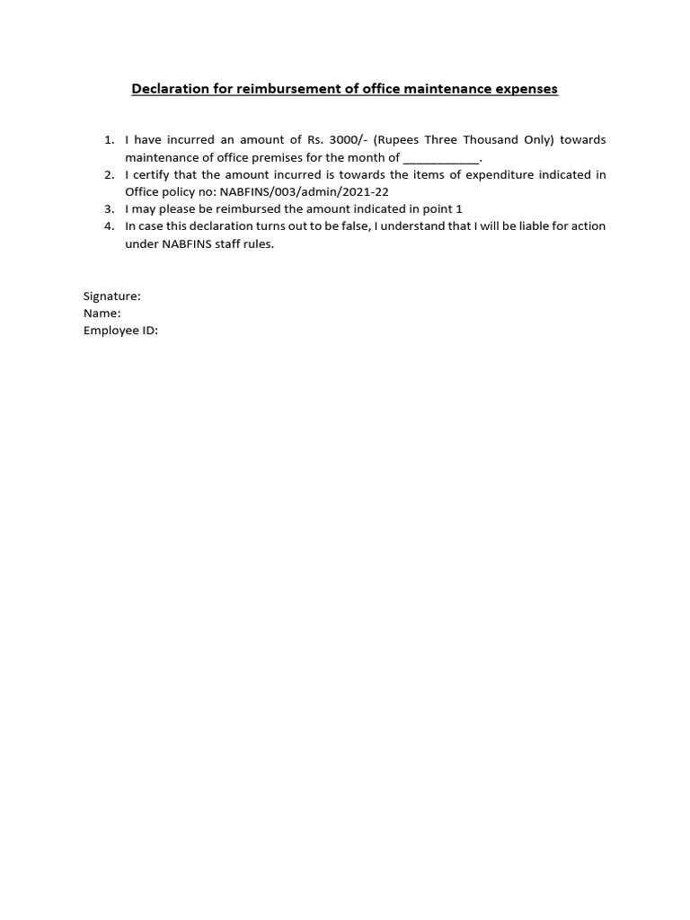 OE Declaration | PDF