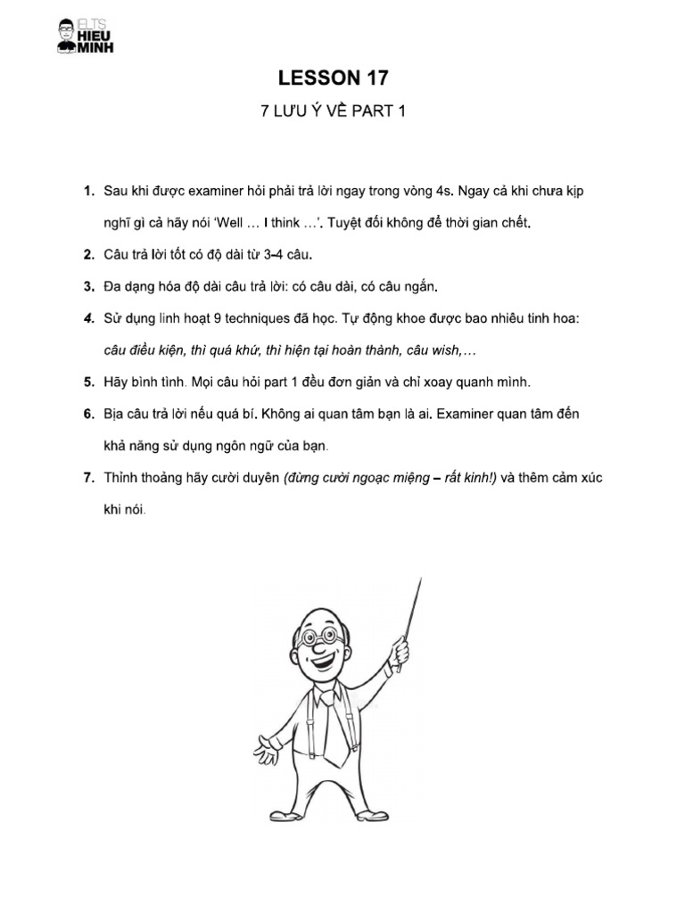 Lesson 17 Speaking | PDF