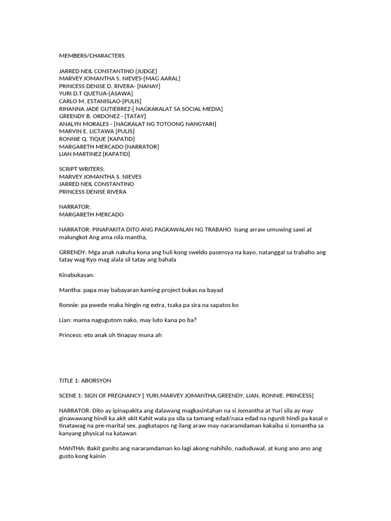 Roleplay | PDF