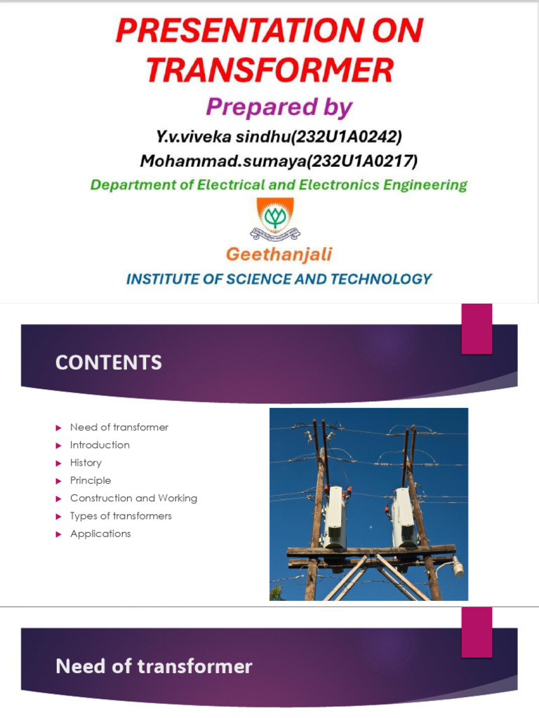 Transformer | PDF | Transformer | Electromagnetic Induction