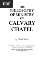 The Philosophy of Ministry of Calvary Chapel