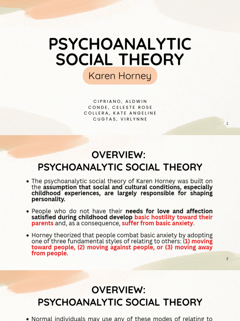 Psychoanalytic Social Theory | PDF | Sigmund Freud | Psychoanalysis