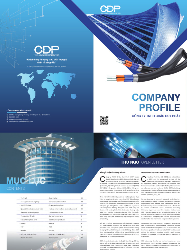 Company Profile - CDP | PDF