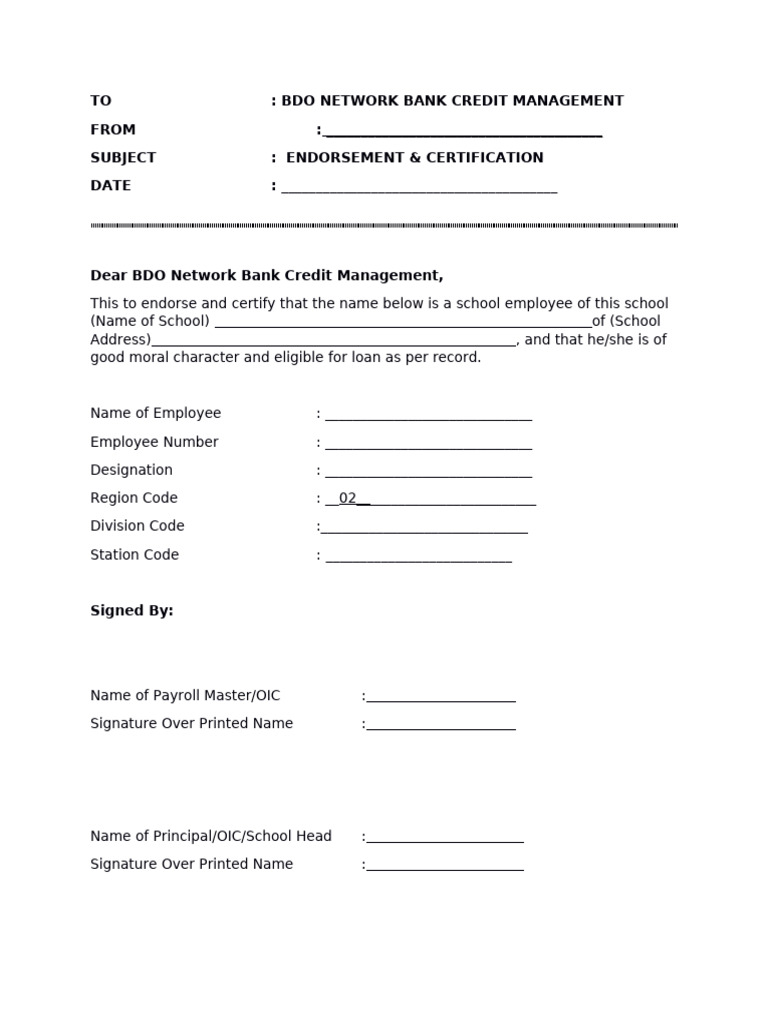 Endorsement Letter-Autonomous School | PDF