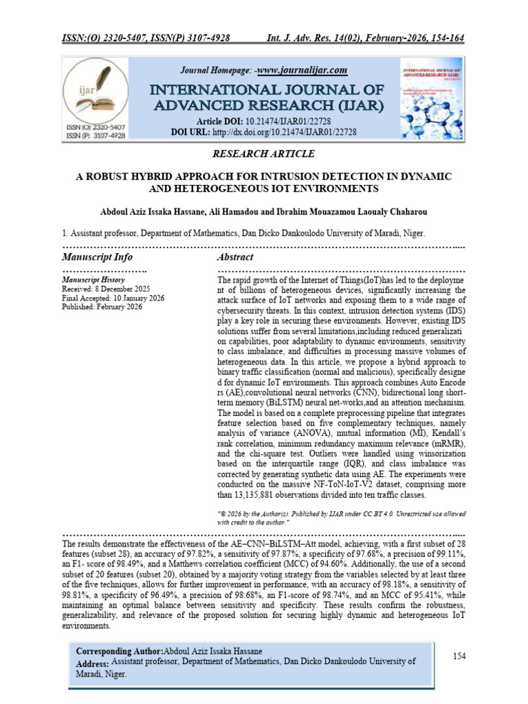 A Robust Hybrid Approach For Intrusion Detection in Dynamic and ...