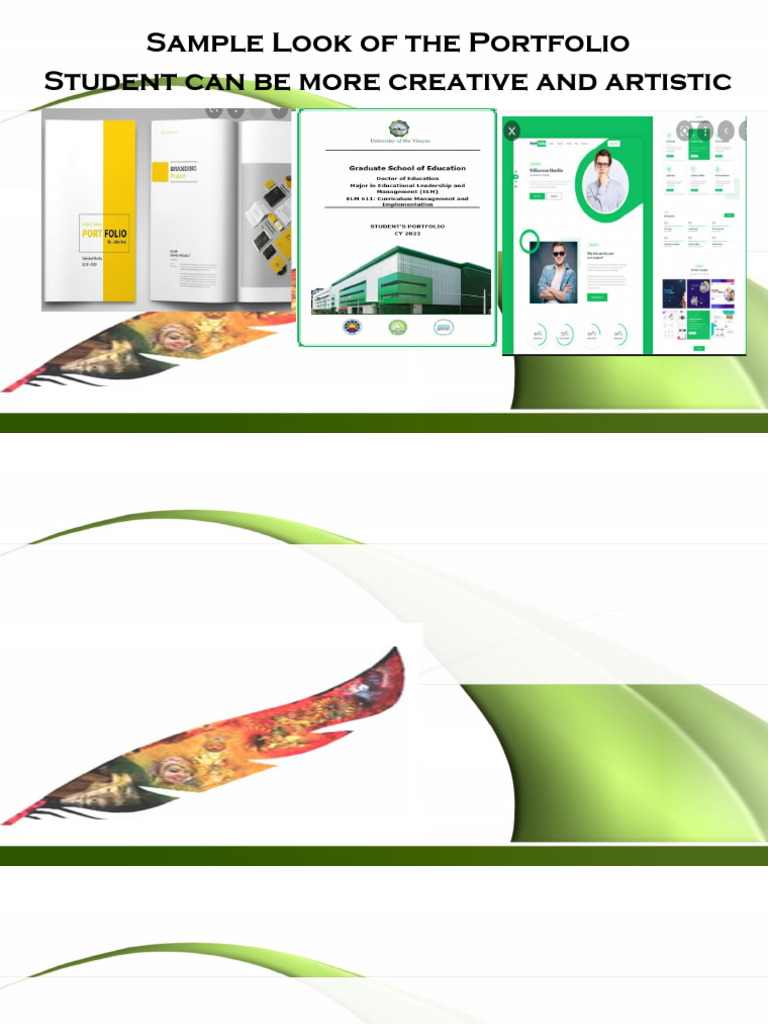 Portfolio Sample Look and Contents | PDF
