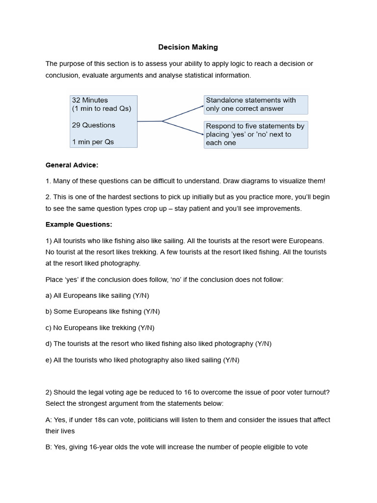 Decision Making | PDF