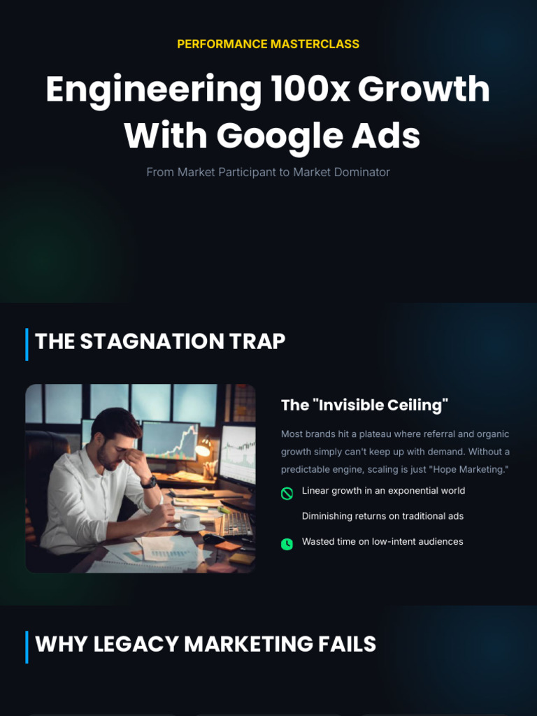 Engineering 100x Growth With Google Ads | PDF | Artificial Intelligence ...