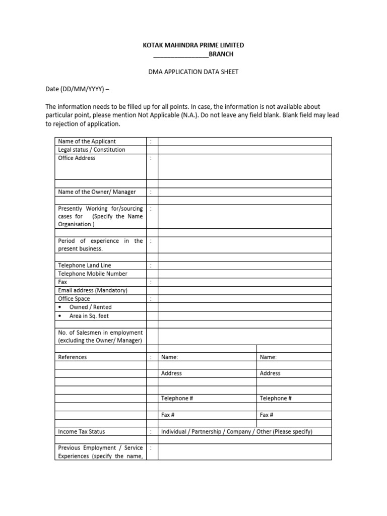 New DMA Agreement - Annexure 1 | PDF | Business