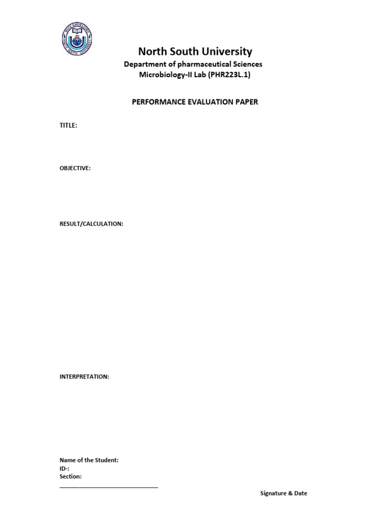 Micro II Performance Evaluation Paper | PDF