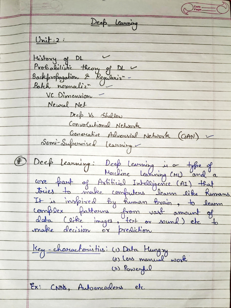 Unit 2 DL Preet | PDF