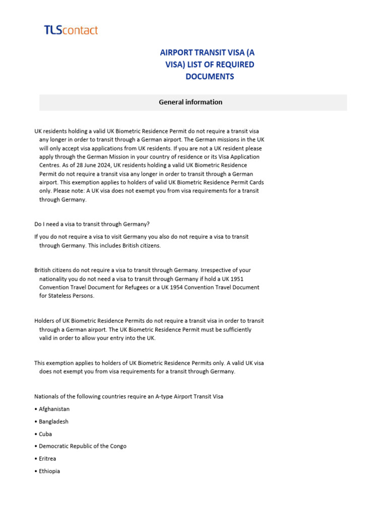 Airport Transit Visa | PDF | Travel Visa | Passport
