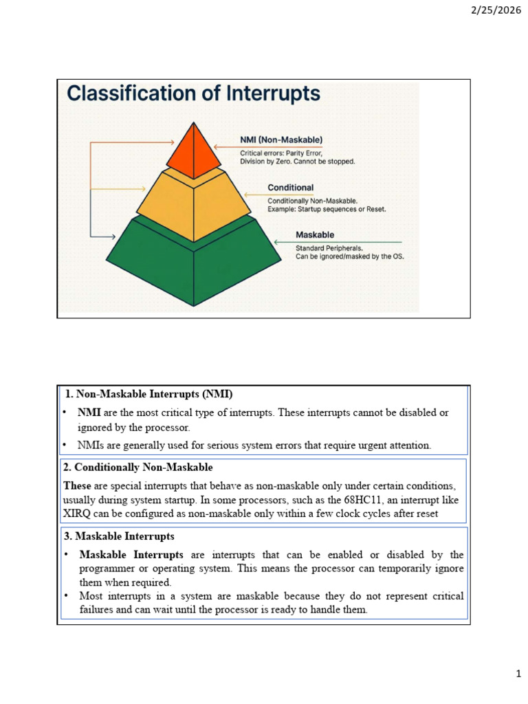 Multiple Interrupts | PDF