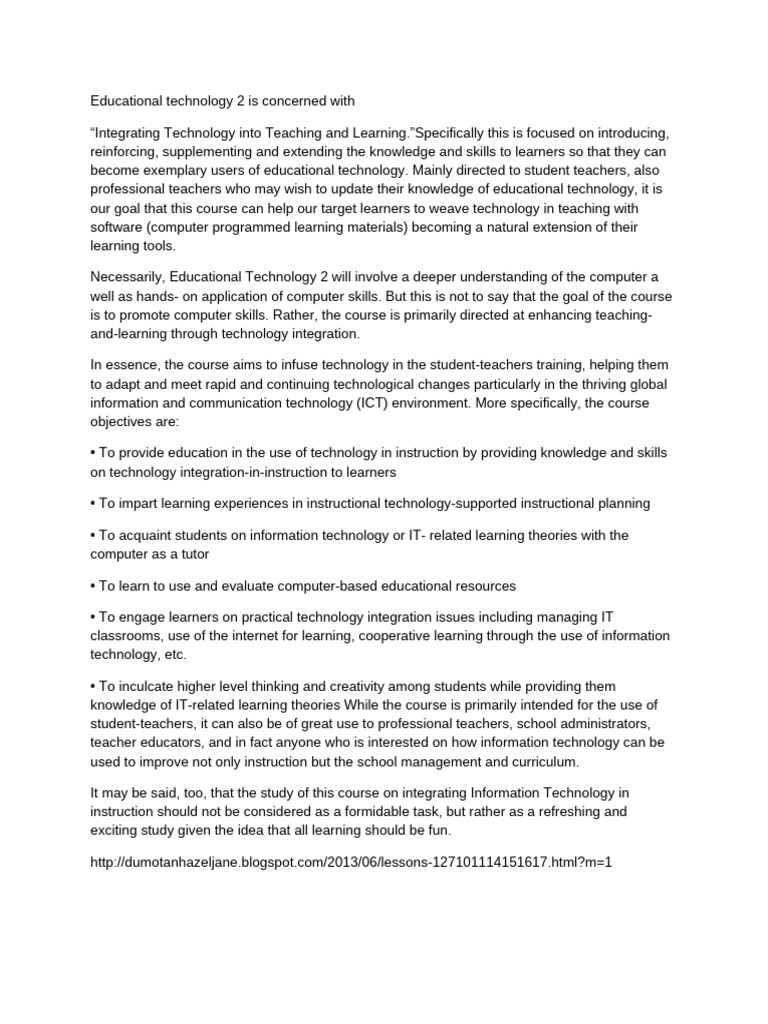 Edtech 2 | PDF | Educational Technology | Cloud Computing