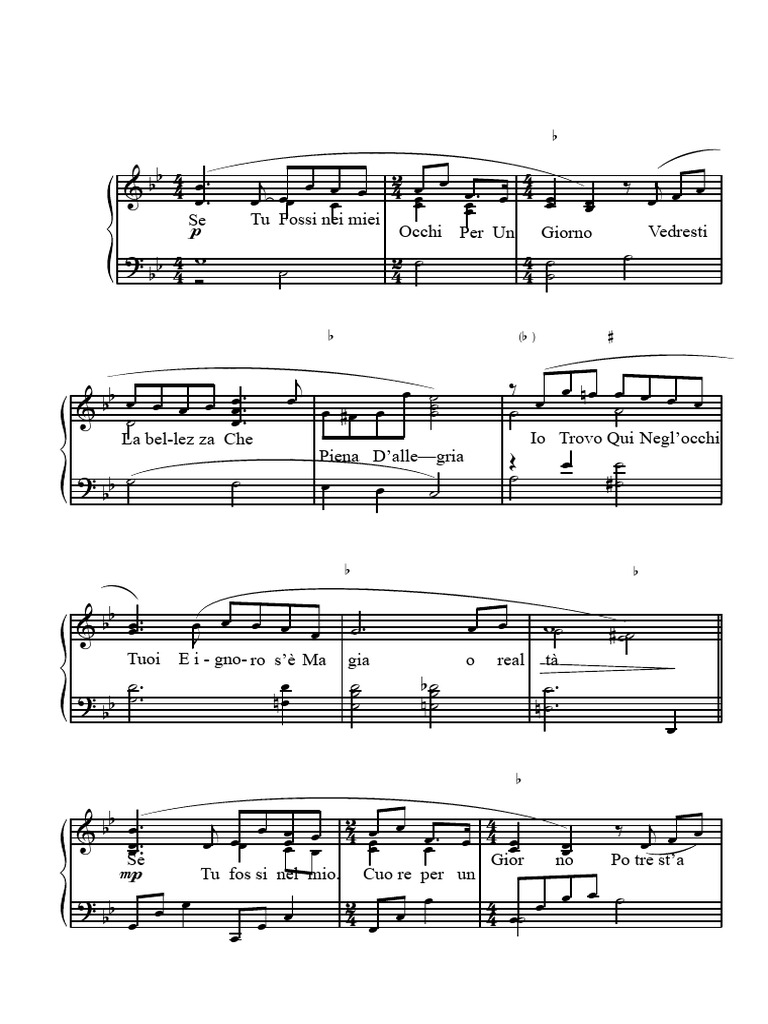 (Accordi e Spartiti - It) Morricone - Love Theme | PDF