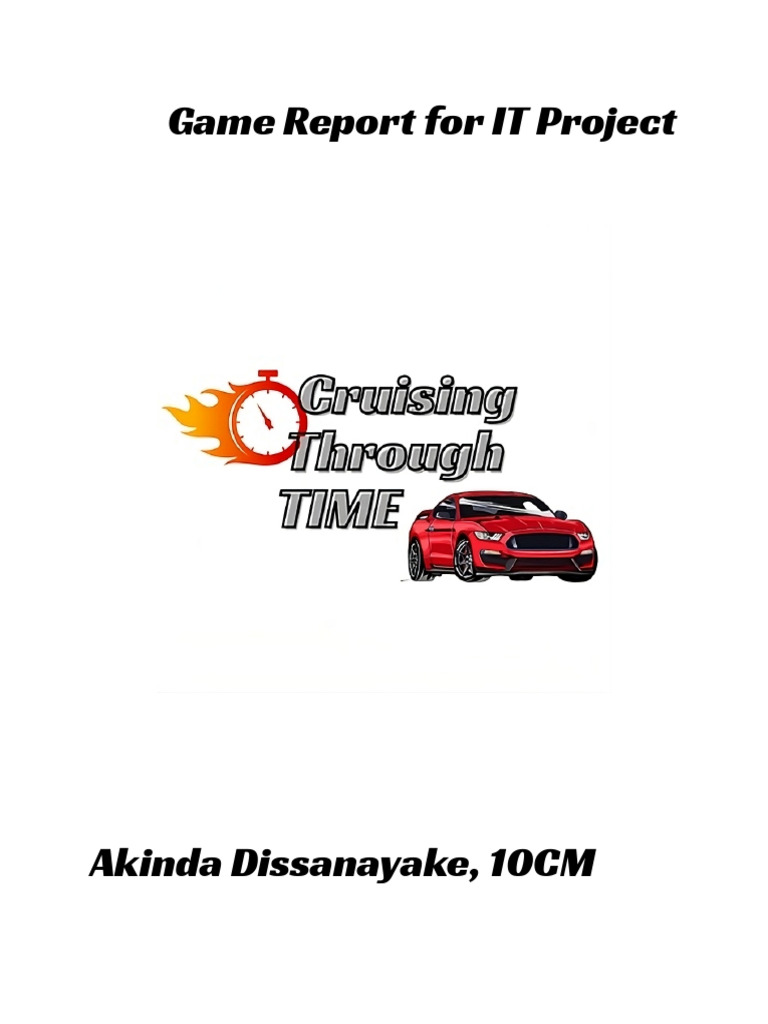 Game REPORT For IT Project | PDF | Input/Output | 64 Bit Computing