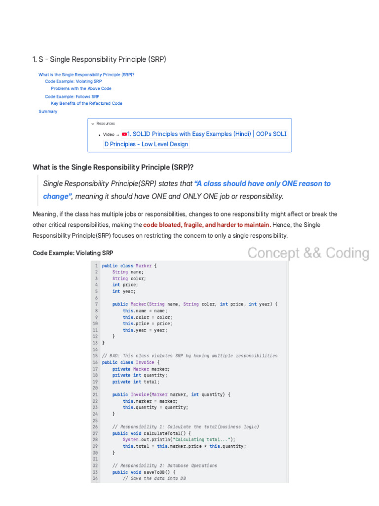 Solid | PDF | Inheritance (Object Oriented Programming) | Systems ...