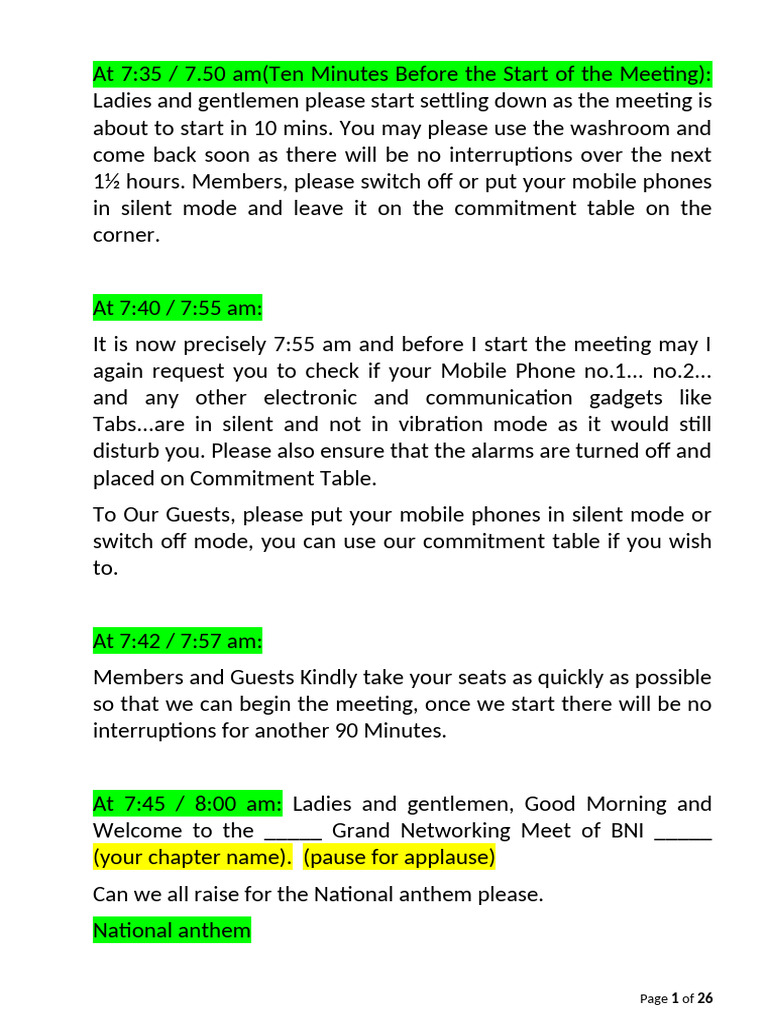 Chapter Script - Apr 2025 | PDF