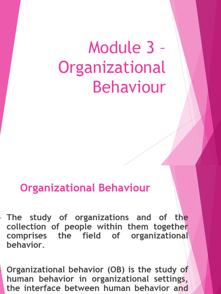Organisational Behaviour | PDF | Organizational Behavior | Behavior