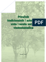 Priručnik Tradicionalnih I Autohtonih Vrsta I Sorata Voćaka Visokostablašica