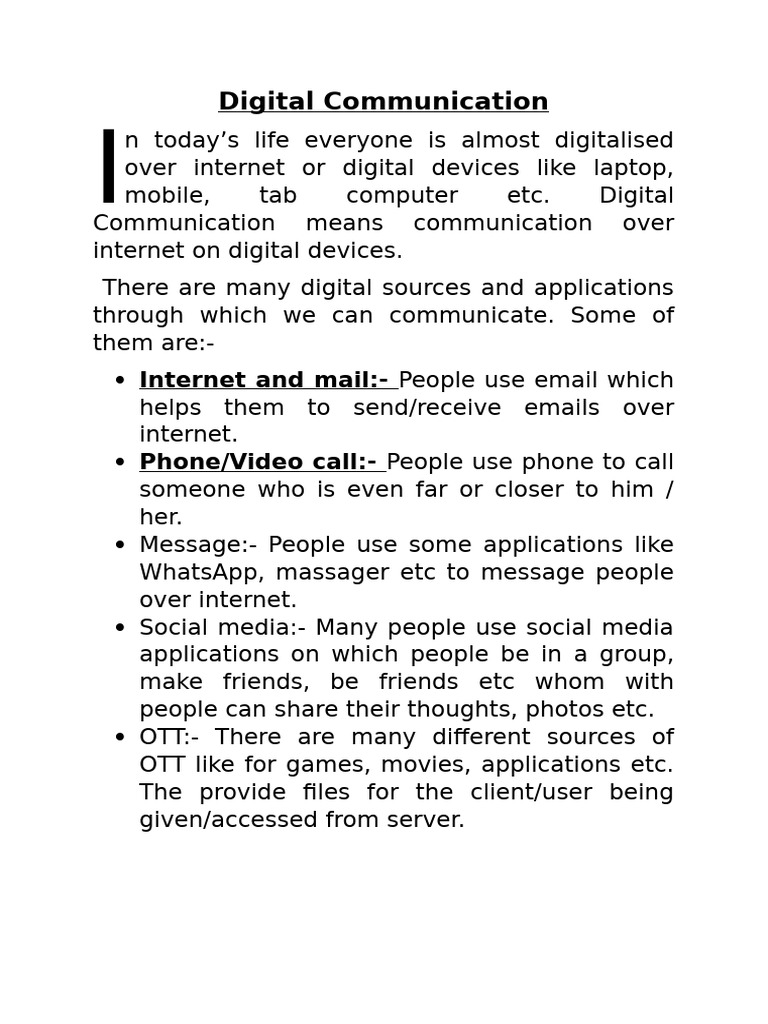 Digital Communication | PDF