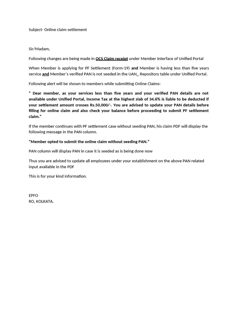 PF Letter 240817 | PDF