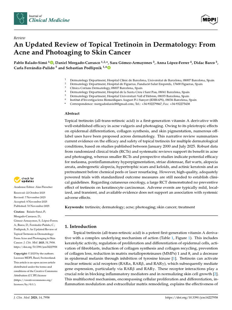 Retinoids Update | PDF | Randomized Controlled Trial | Scar
