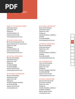 BSP Branch Codes and Locations List | PDF | Written Communication ...