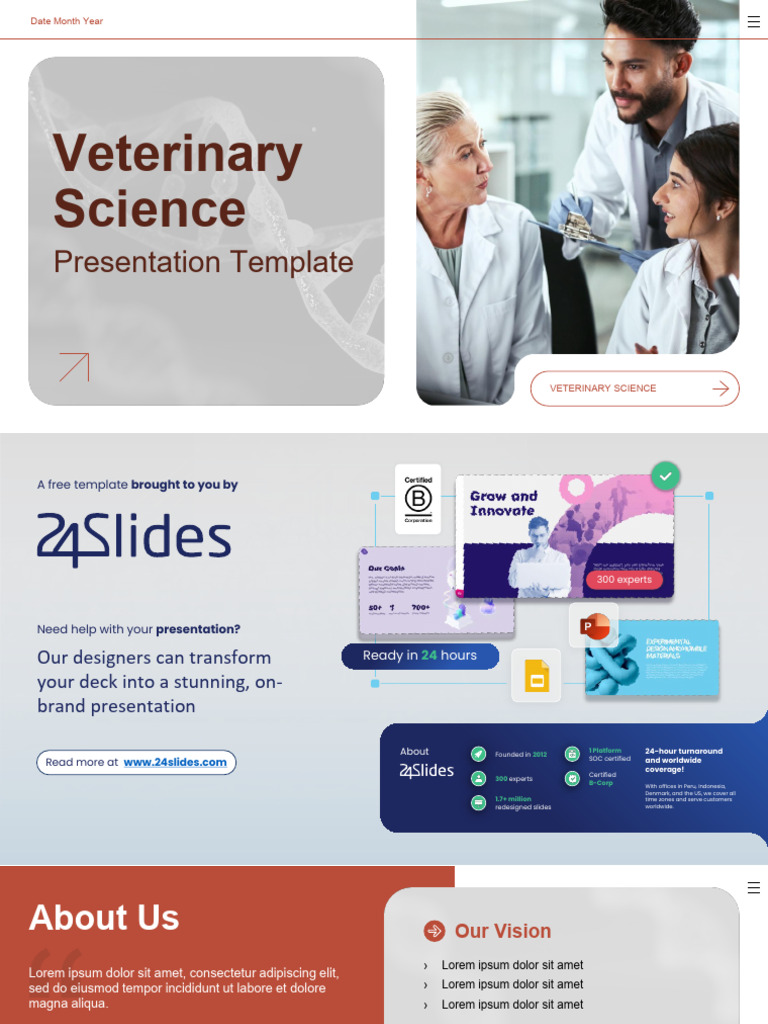 Vet Clinic Powerpoint Template | PDF | Veterinary Medicine | Animal Welfare