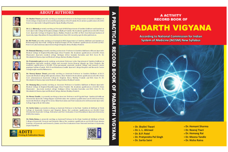 Padarth Vigyan Practical | PDF | Ayurveda | Medical Anthropology