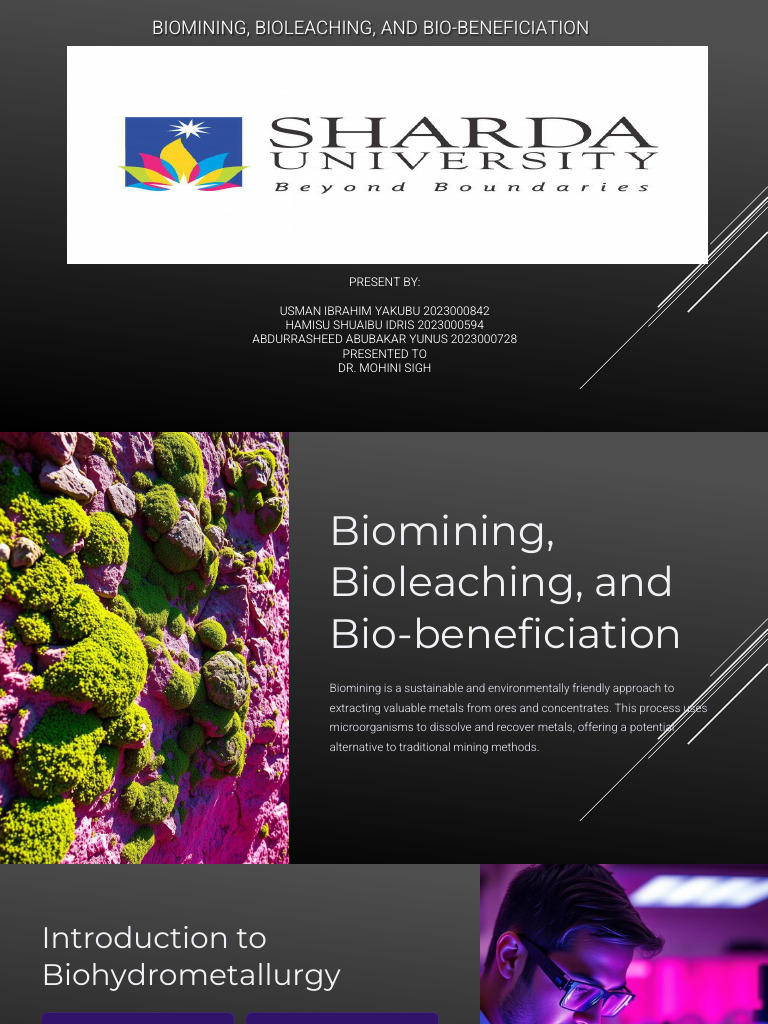 Biomining Bioleaching and Bio Beneficiation PDF | PDF | Chemistry ...