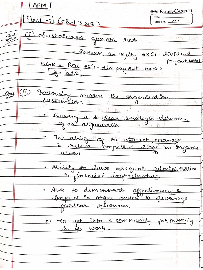 Test-1 Afm | PDF