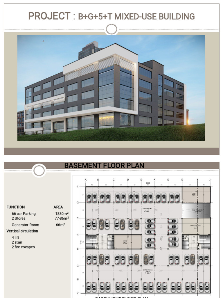 Project b+g+g+5+t Mixed Use Proposal | PDF