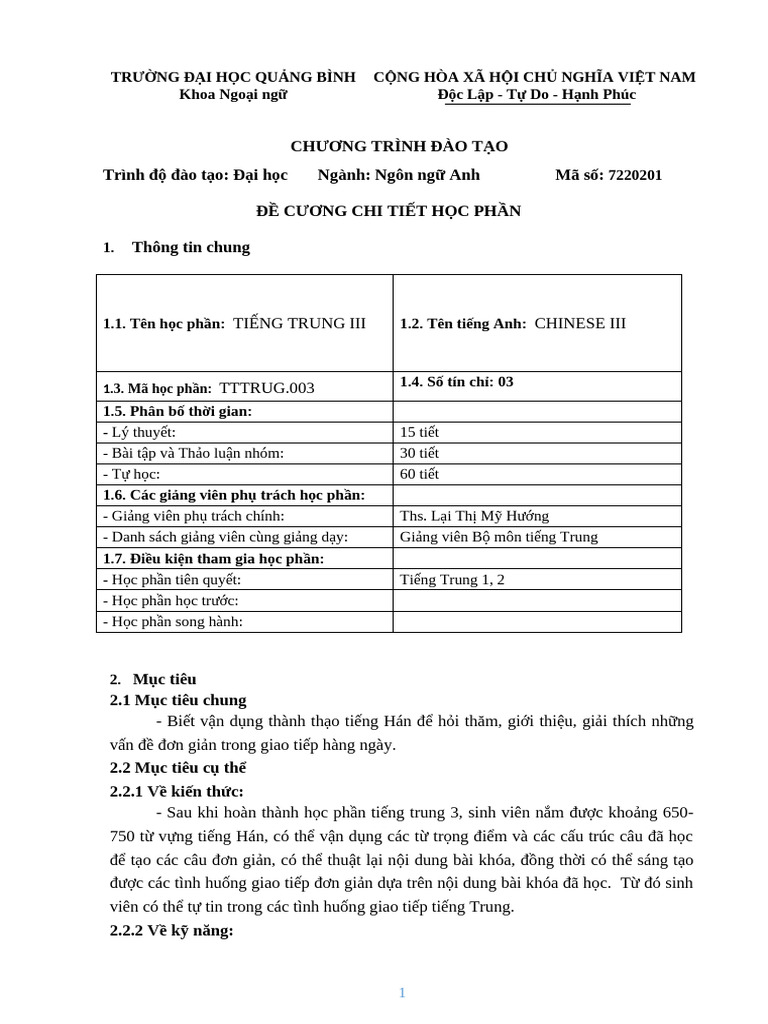 Ctct-Tiếng Trung 3 | PDF