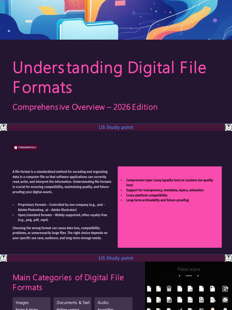 Understanding Digital File Formats | PDF | File Format | Data Compression